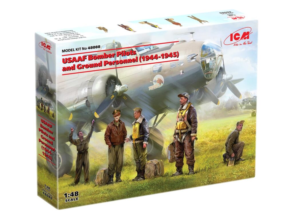 box 48088 usaaf bomber pilots and ground personnel 1944 1945 icm 1