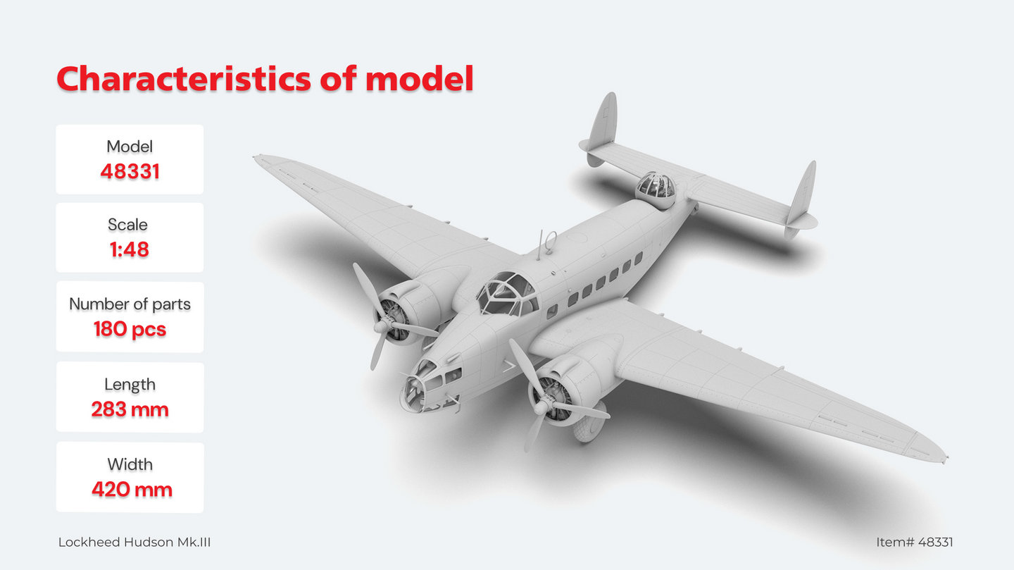 Lockheed Hudson Mk.III in 1:48 scale 