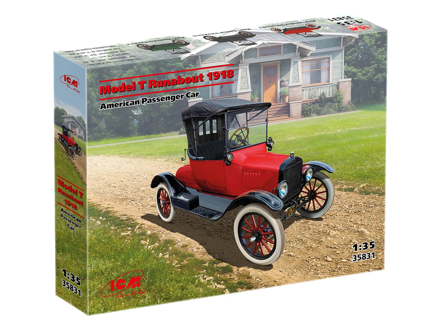 Model T Runabout 1918 - 35831 ICM plastic Model Kit